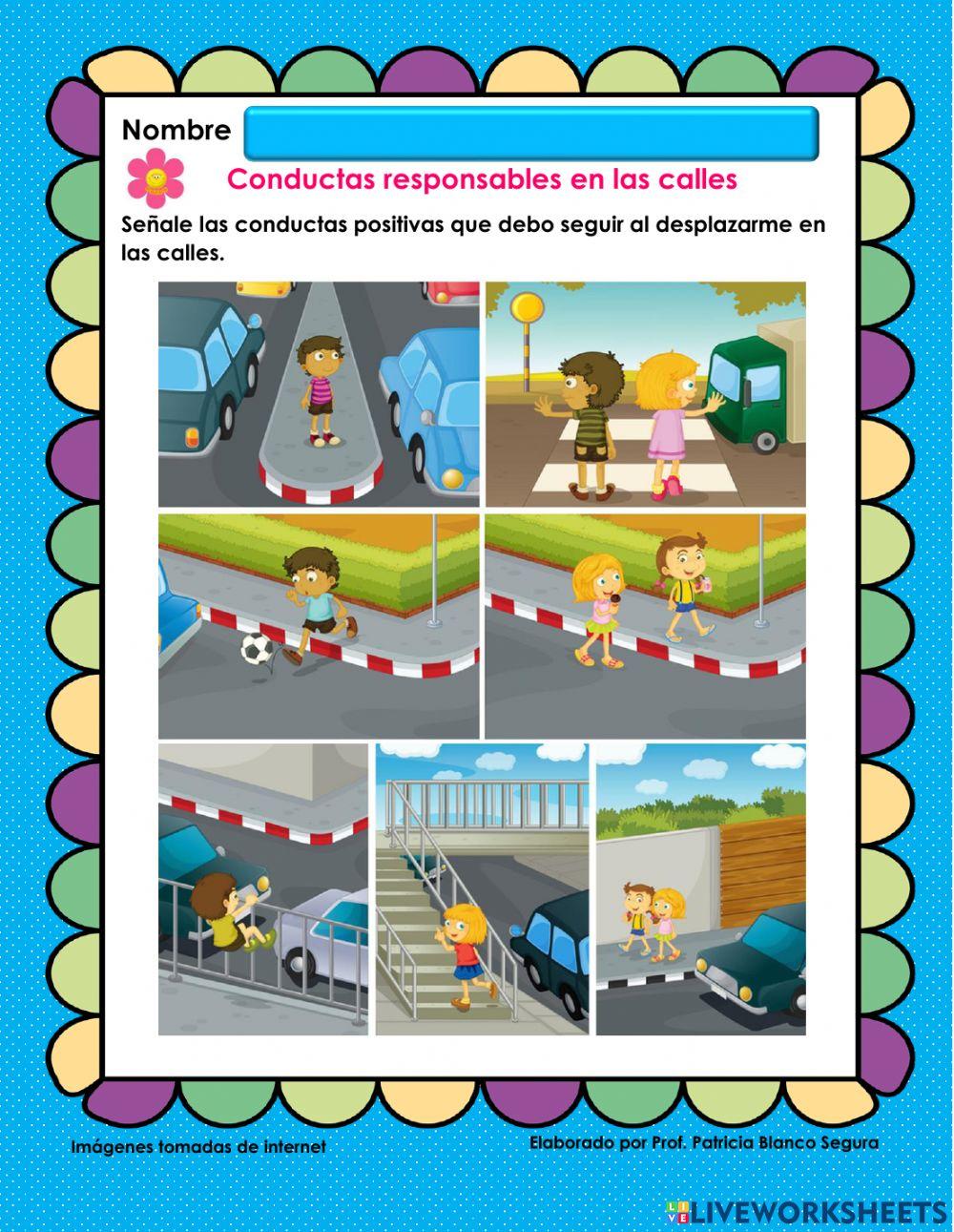 Conductas responsables en las calles