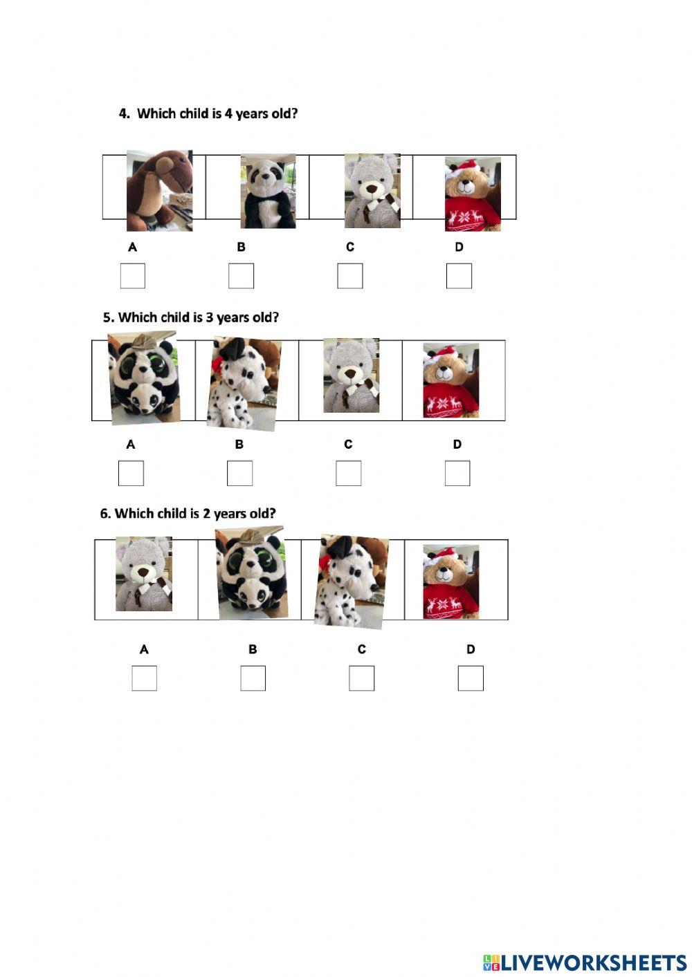 Revision of Name and Age in Mandarin