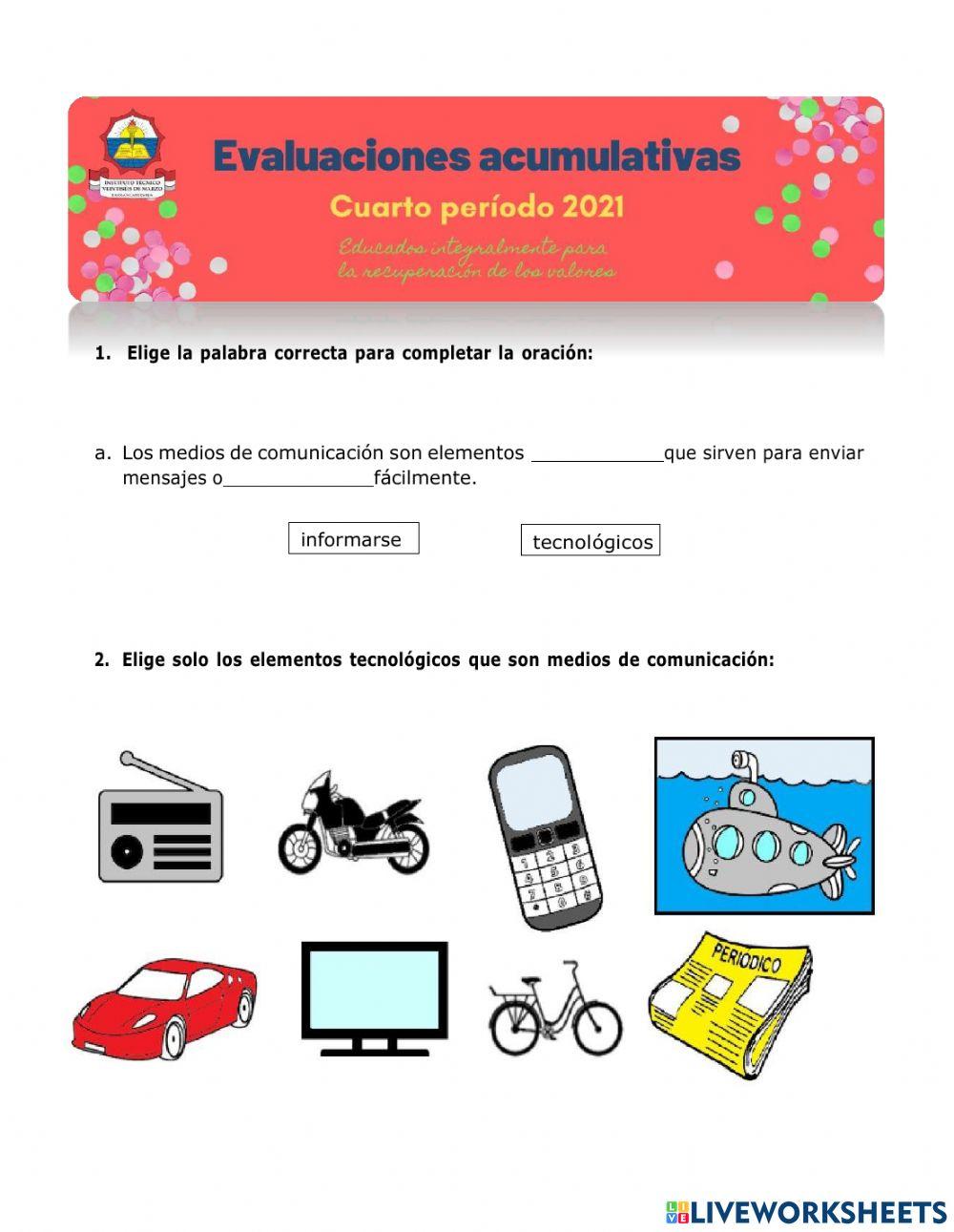 Acumulativa de tecnología e informática