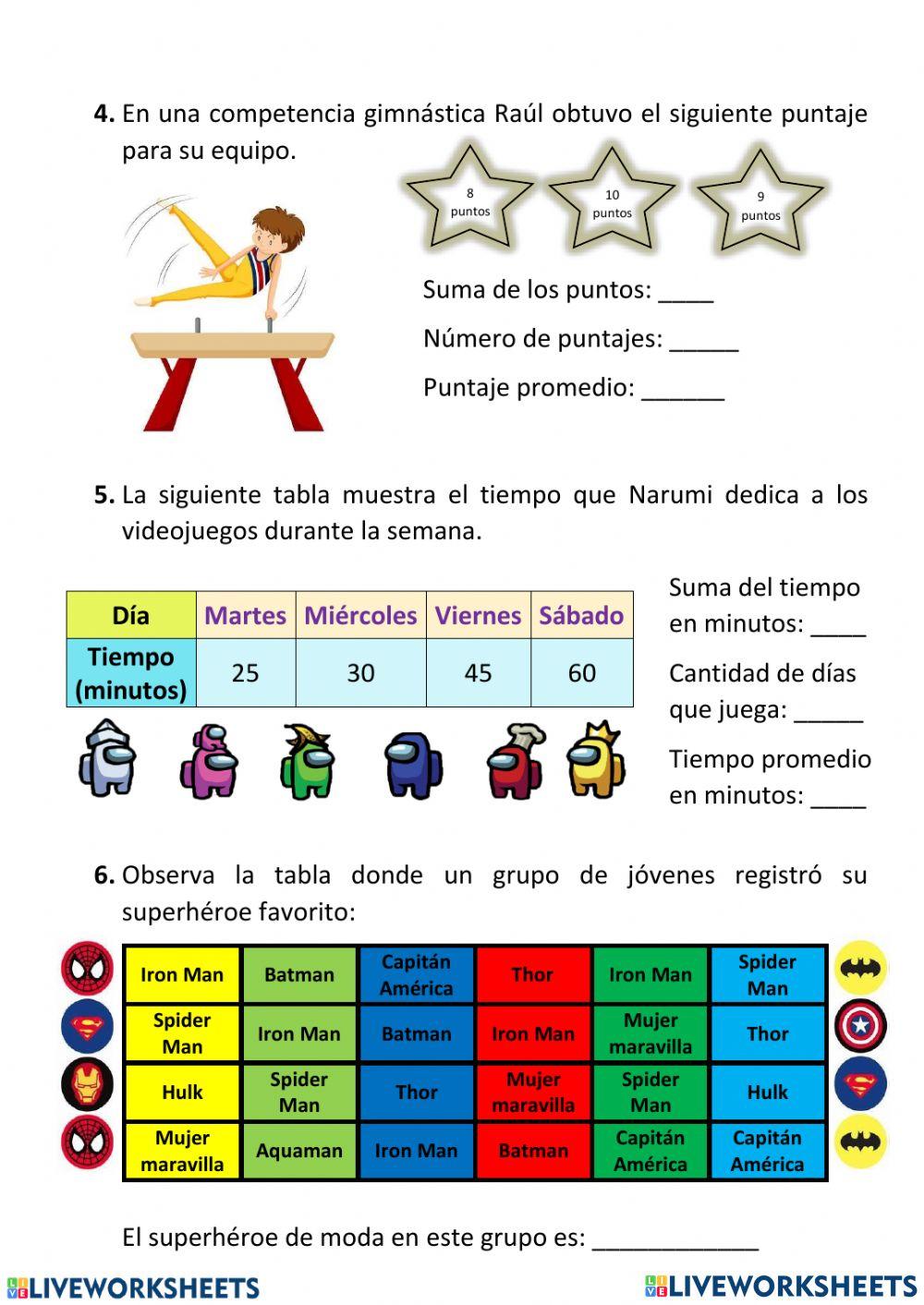 Medidas de tendencia central