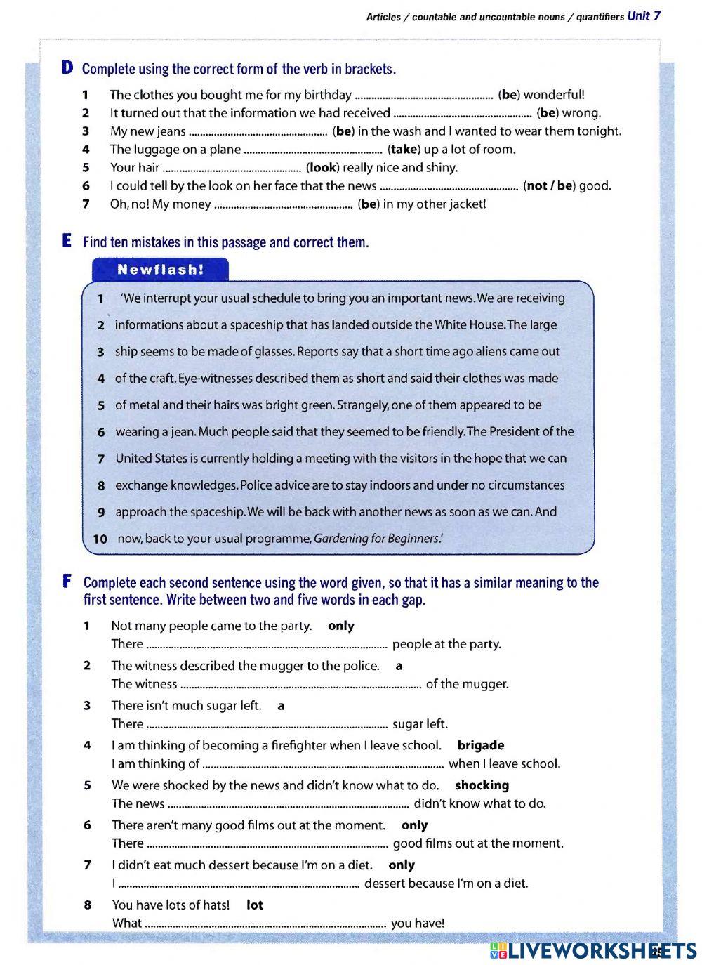 Destination B2 unit 7.1