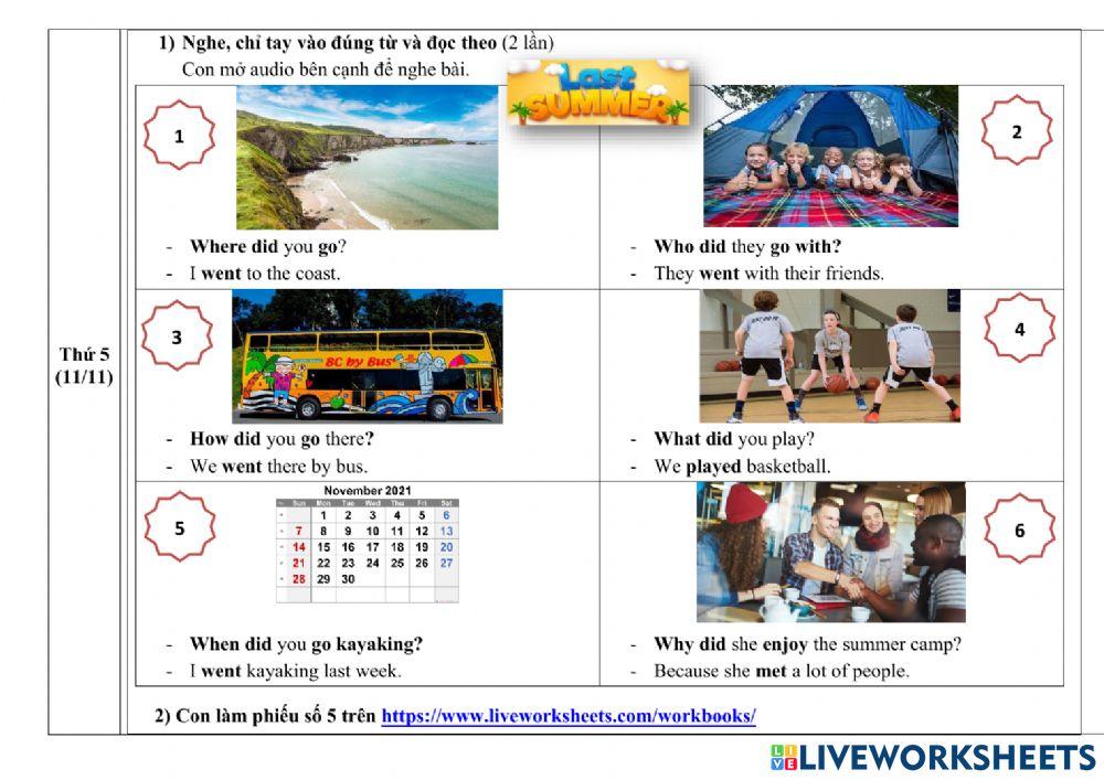 Phiếu Giao Bài Tuần 15 (08 - 12.11)