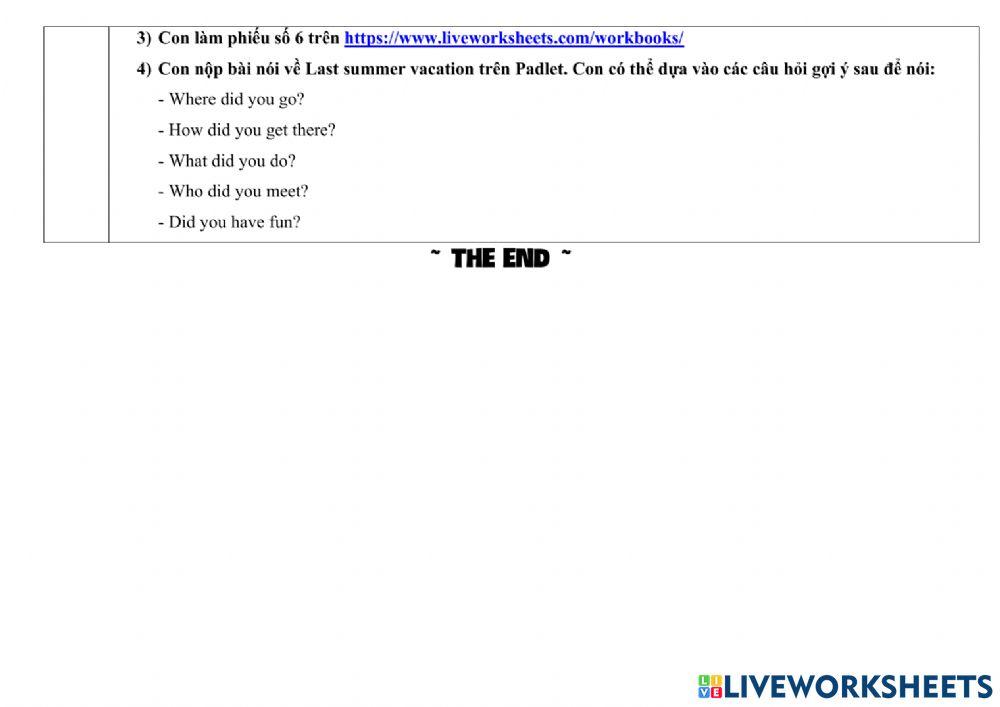 Phiếu Giao Bài Tuần 15 (08 - 12.11)