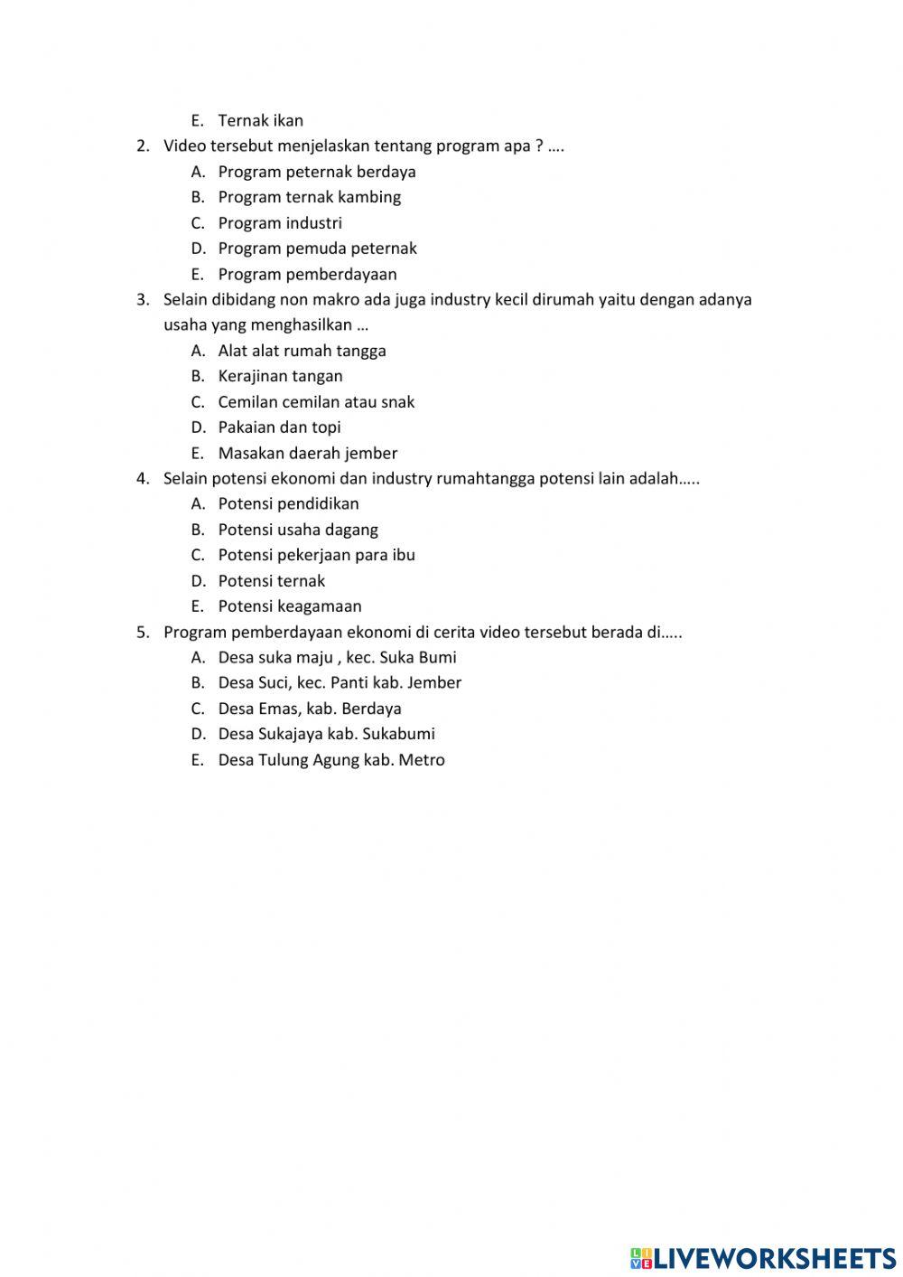 Ragam pemberdayaan di desa berdaya