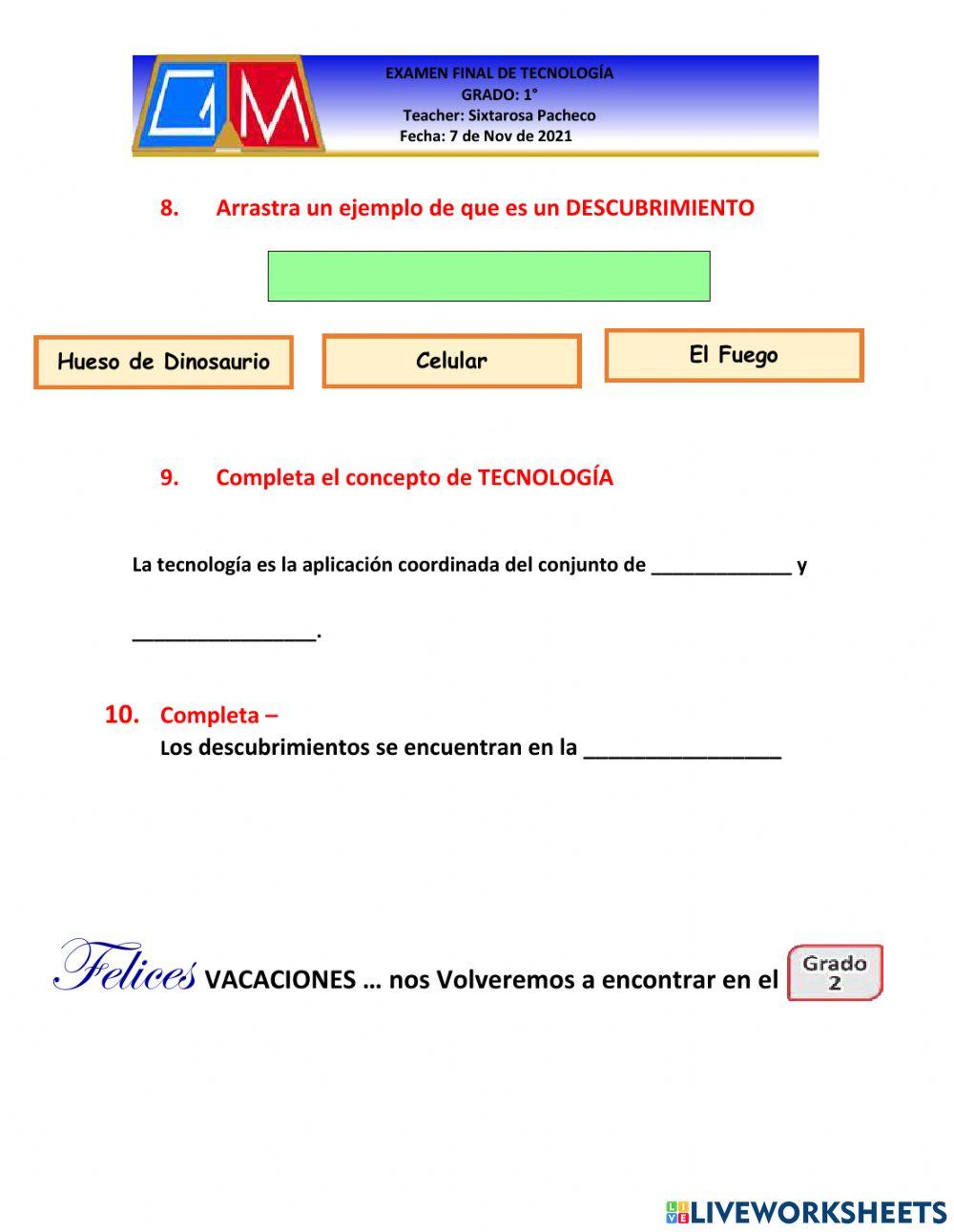 Examen final de tecnologia