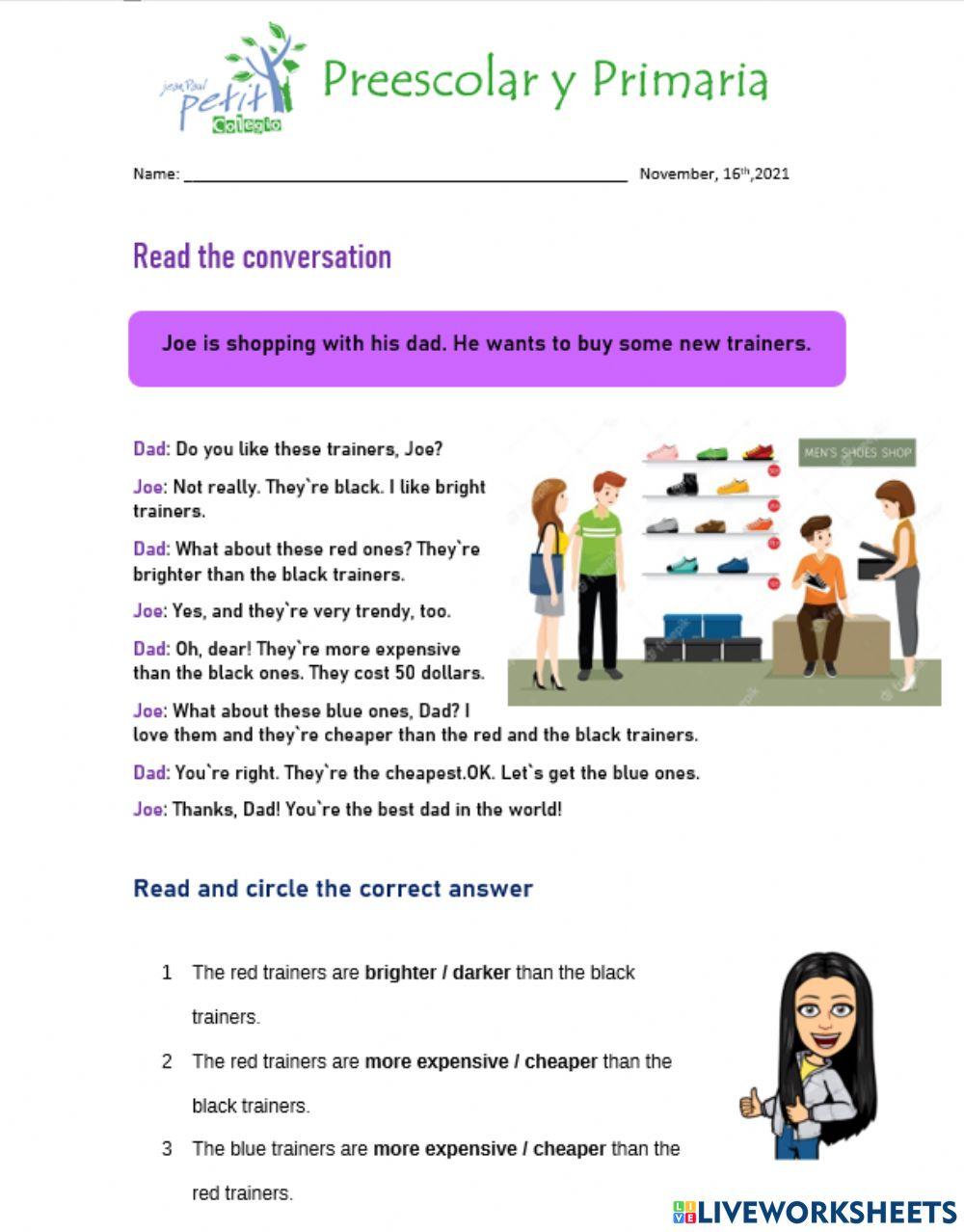 Comparative adjectives