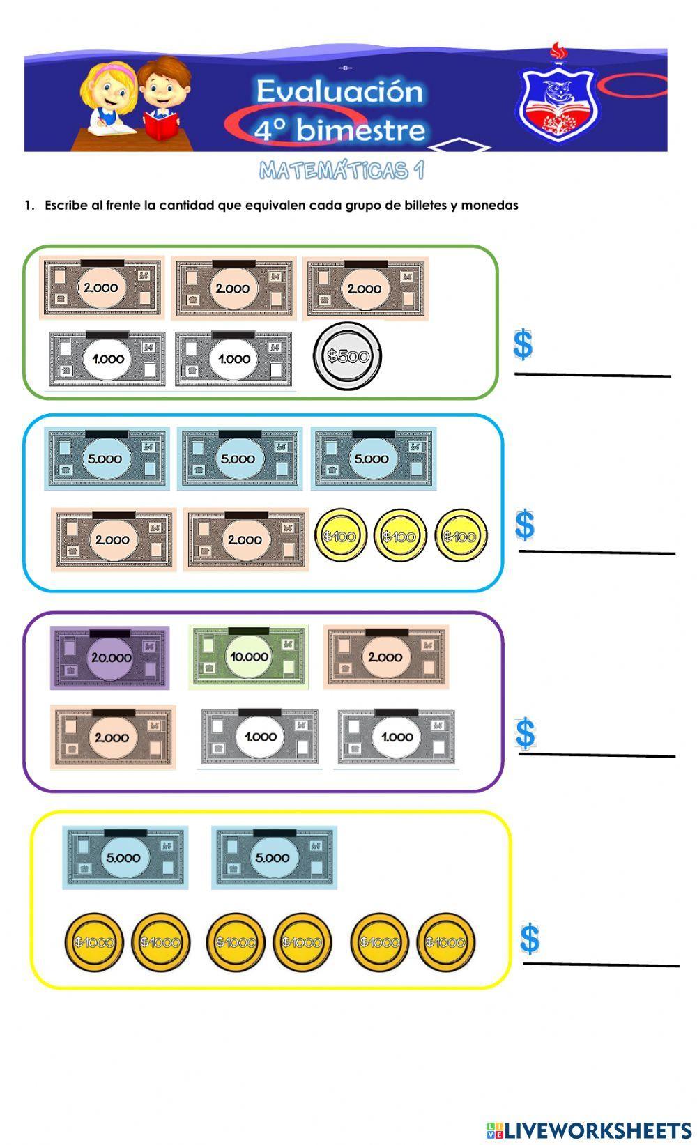 Evaluación 4 bimestre