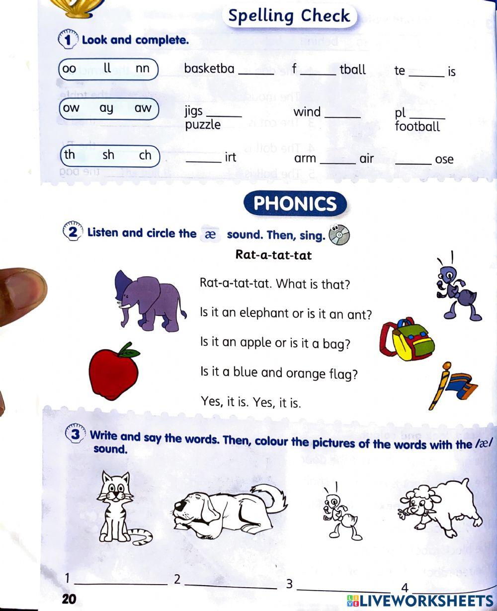 English Year 3 Writing ex.1