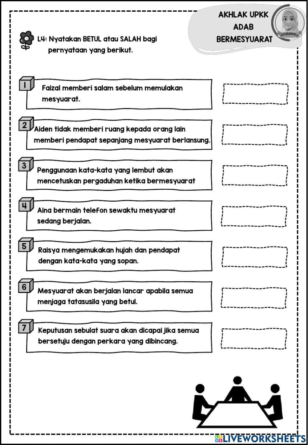 Upkk adab bermesyuarat Upkk adab bermesyuarat