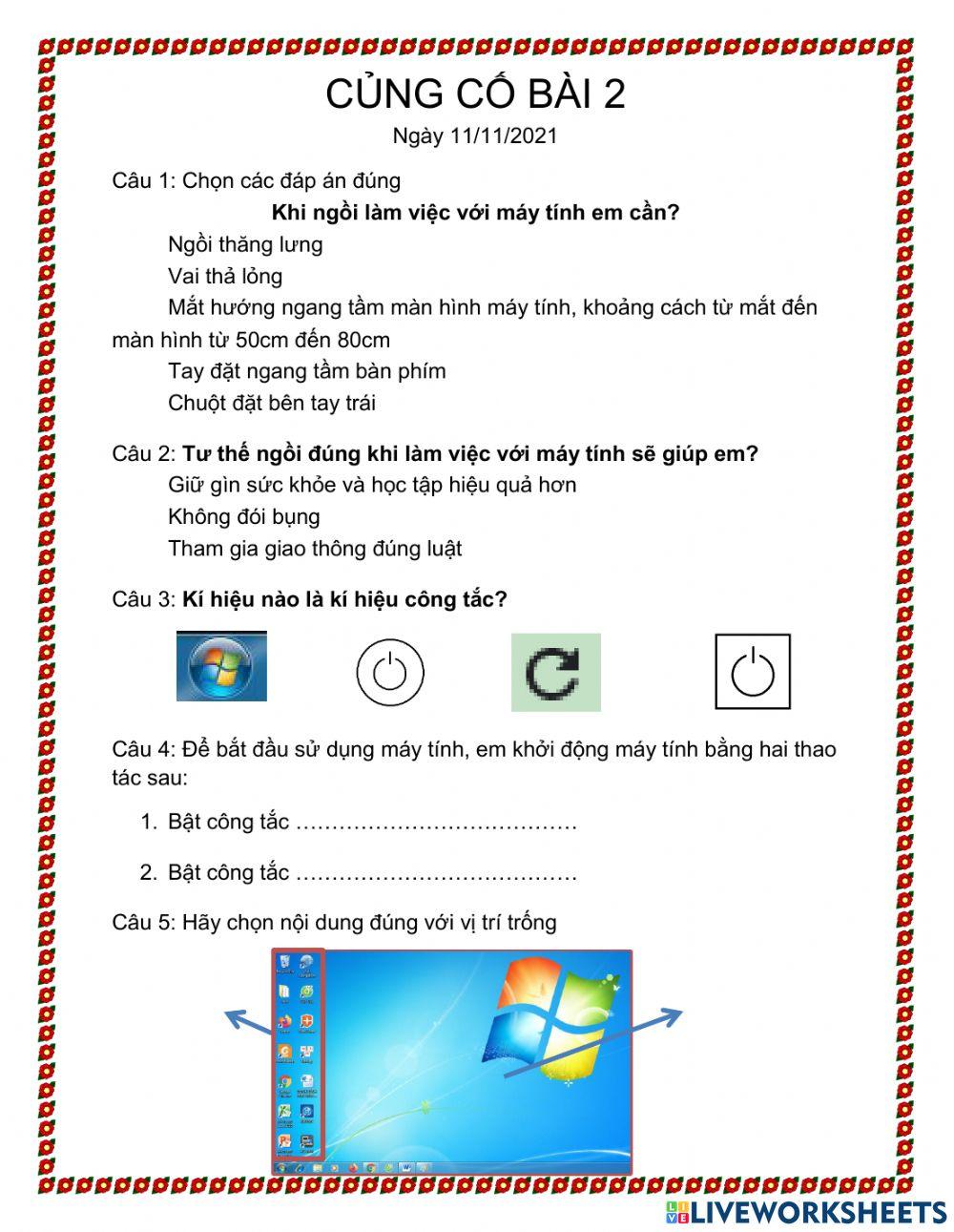 Cung co bai 2 bat dau lam viec voi may tinh