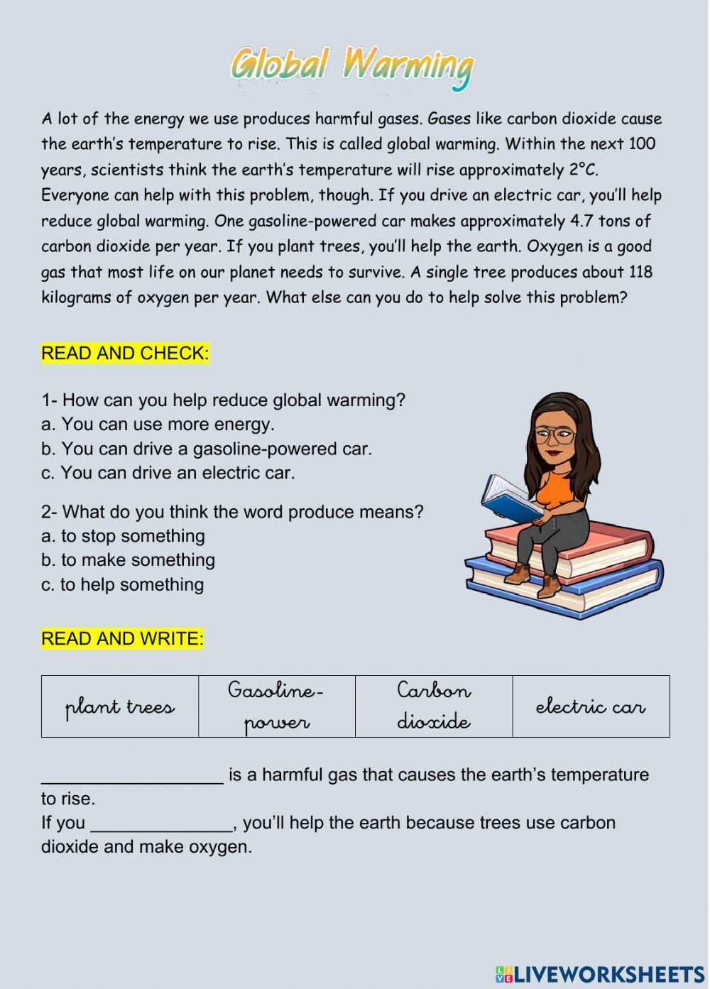 Reading:Global warming