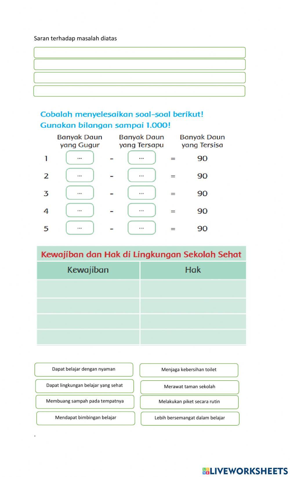 LKPD Tema 4 Subtema 2 Pb 3 dan 4
