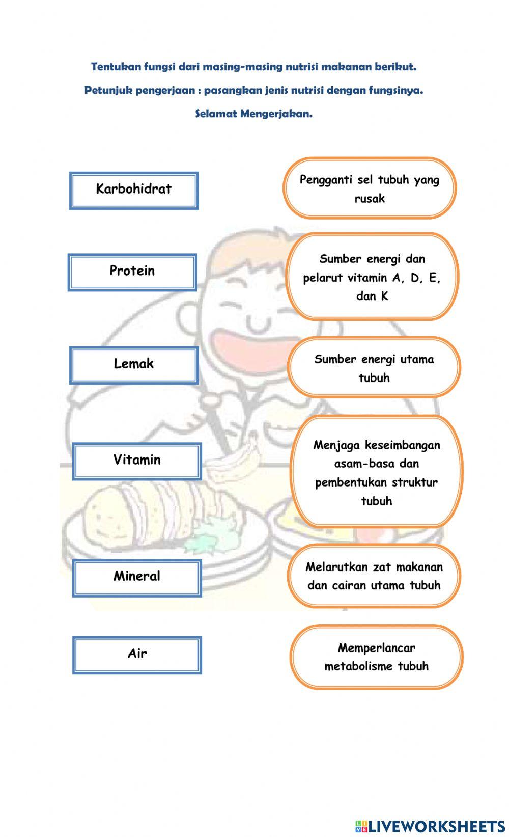 Nutrisi Pada Makanan