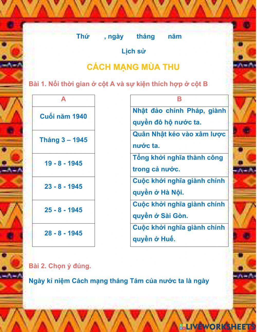 Cách mạng mùa thu