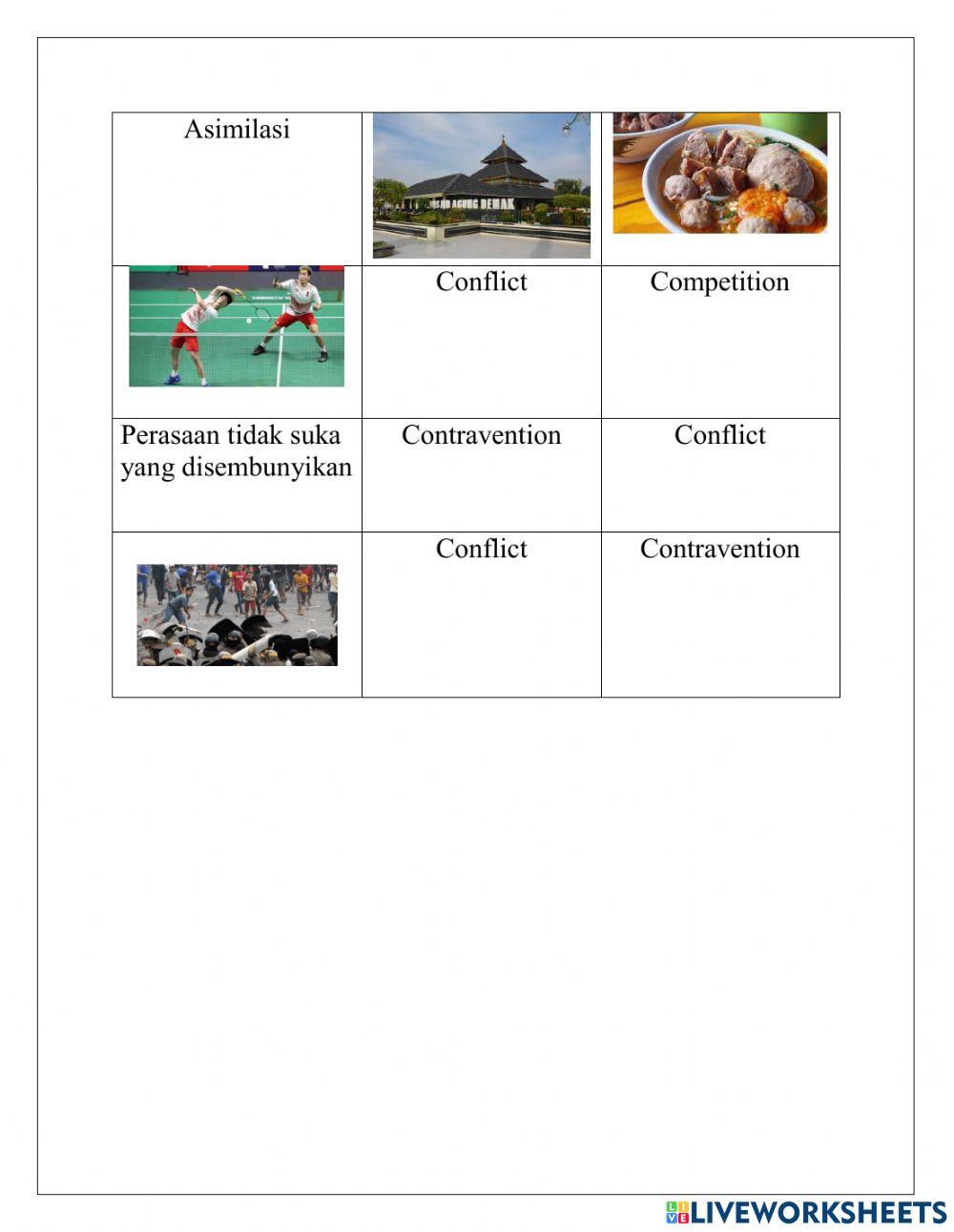 Kinds of Social Interaction