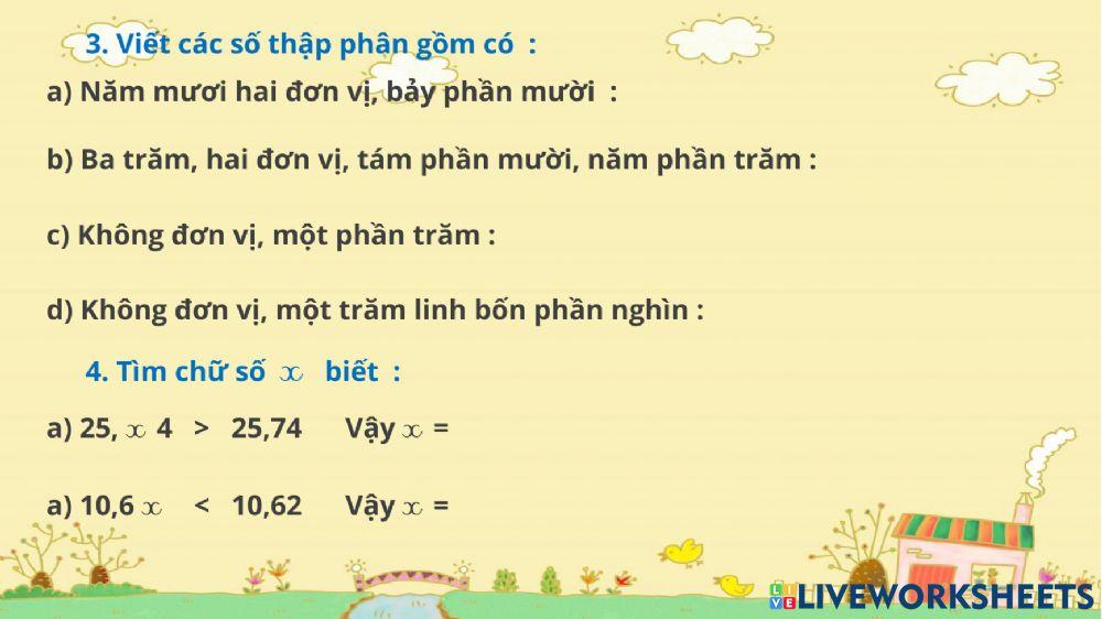 Luyen tap chung so sanh so thap phan