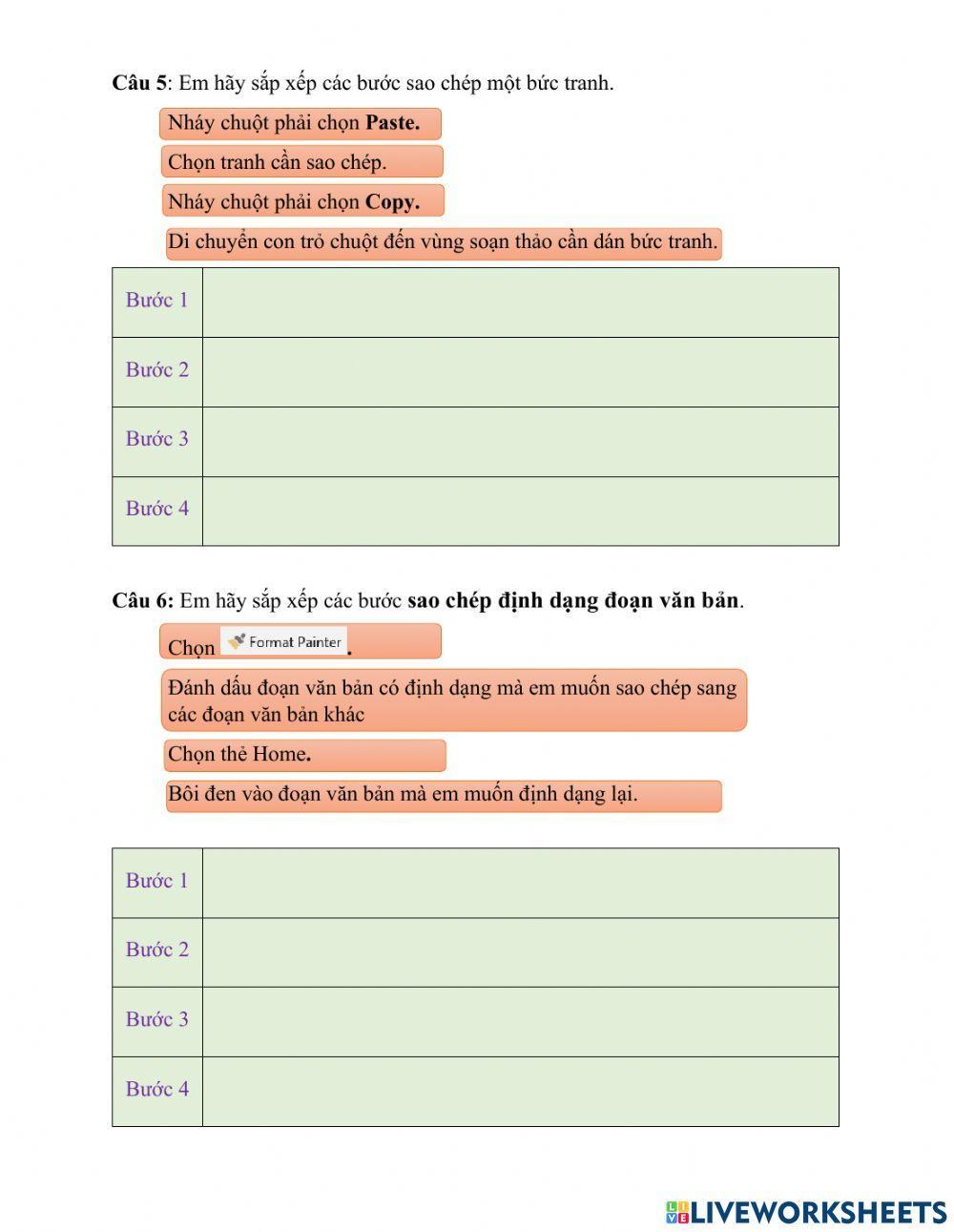 Bài 1 Những gì em đã biết