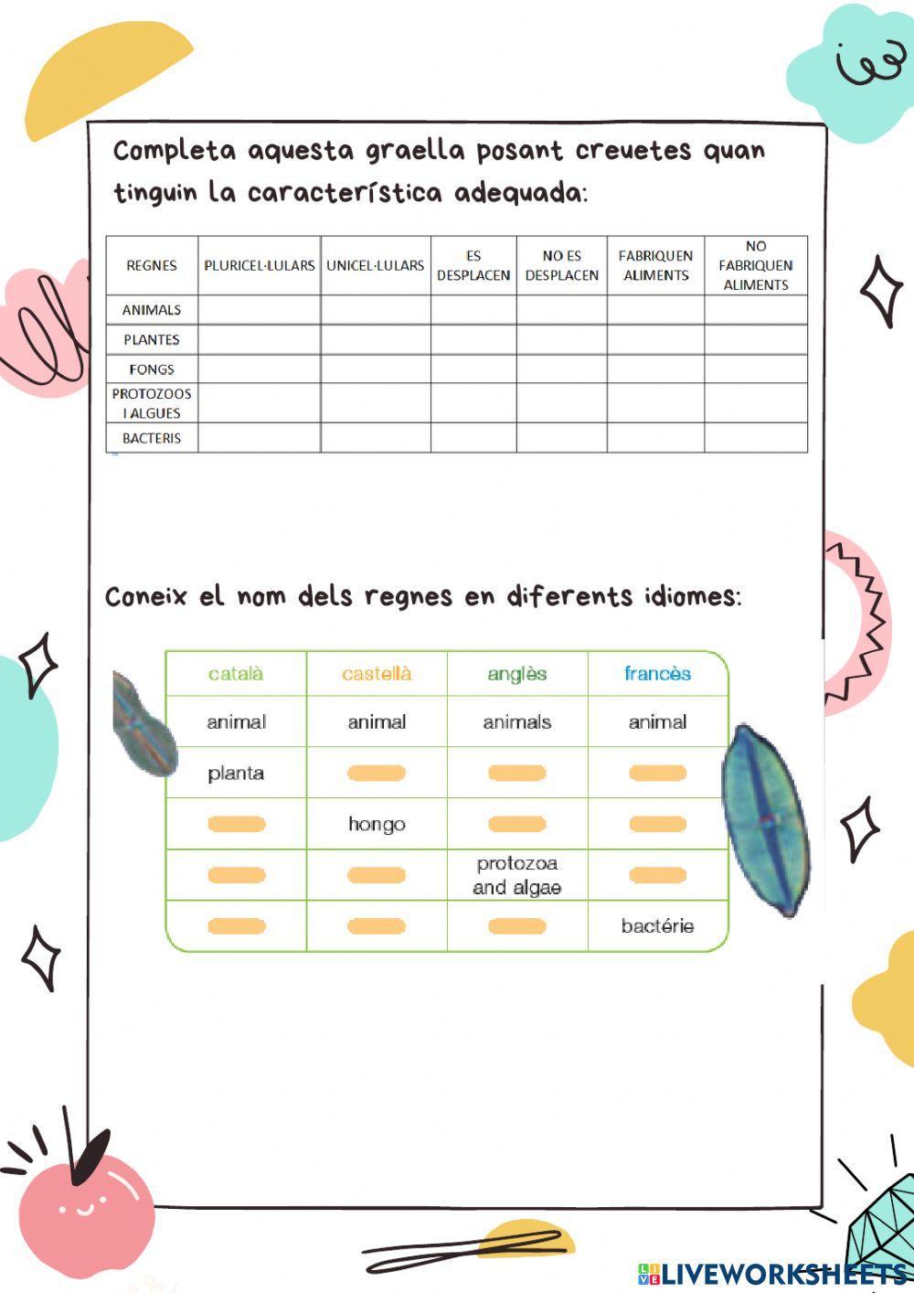 La classificació dels éssers vius