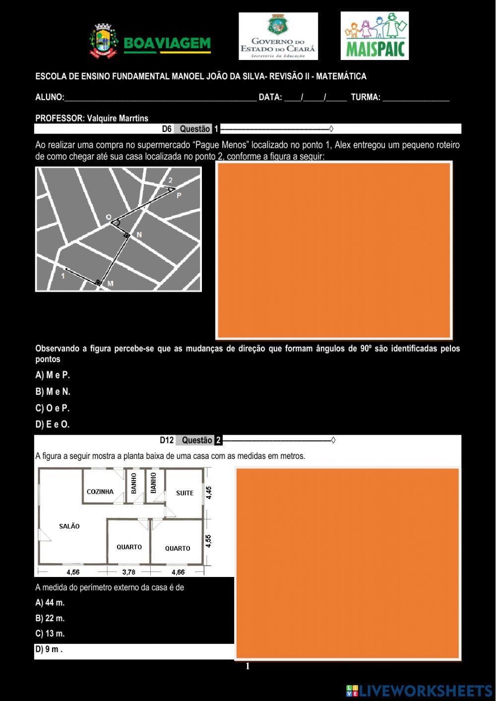 Revisão de Conteúdos 3