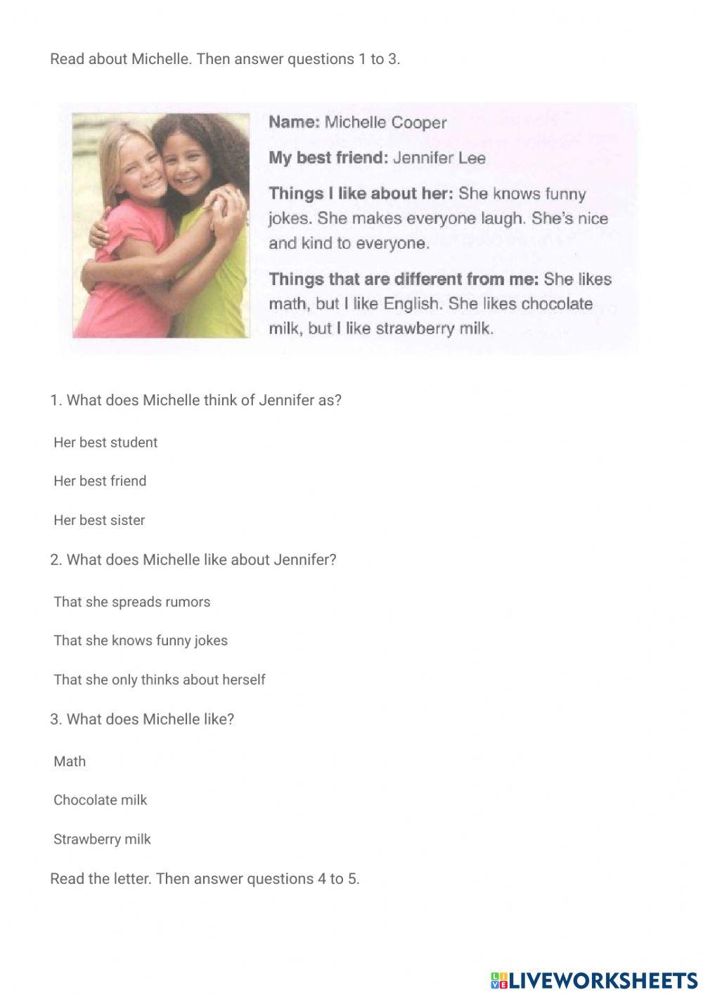 Step 2 Book 1 Unit 1 - Test 1