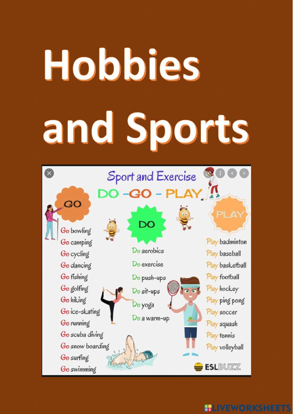 Portada sports and hobbies
