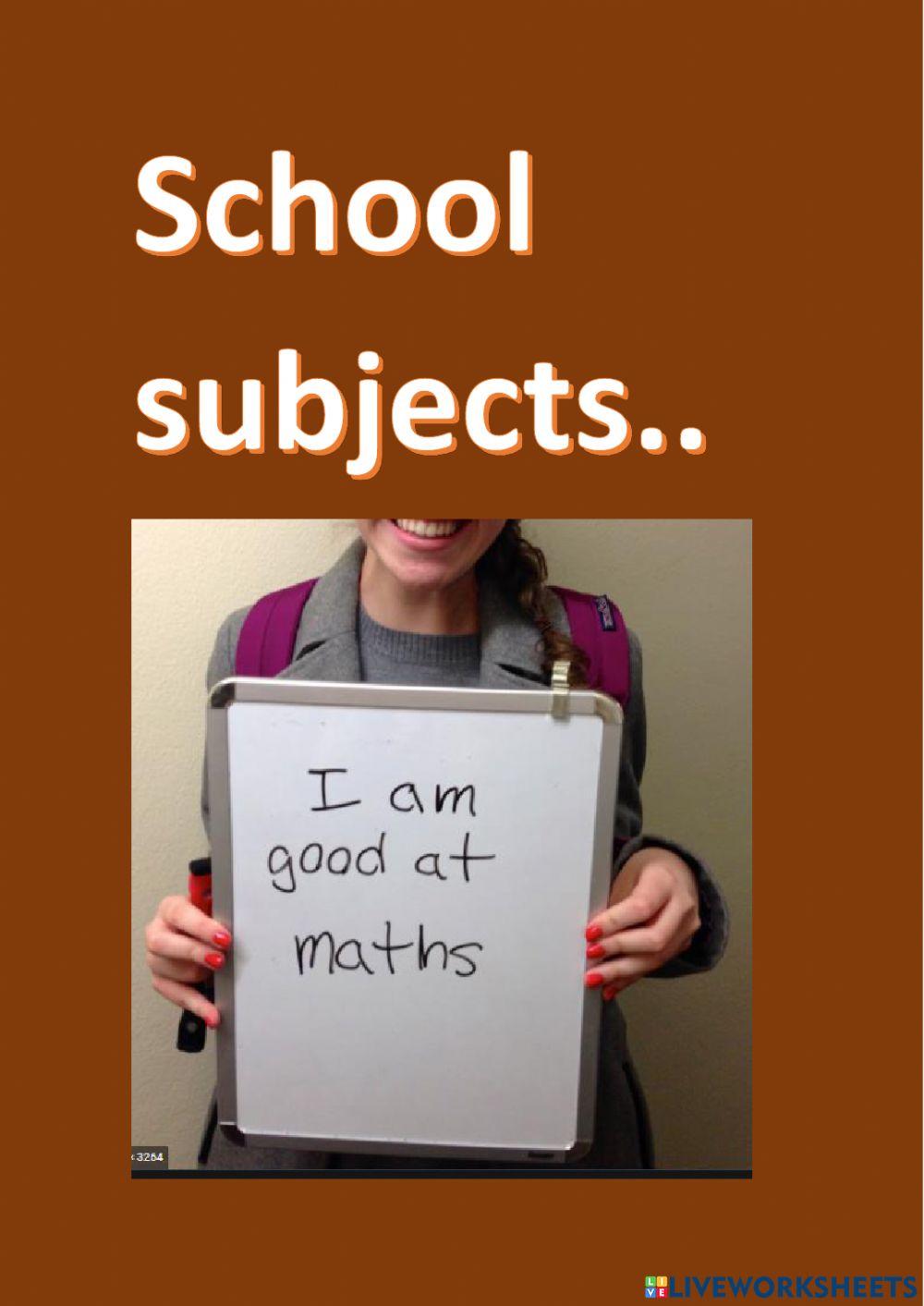 Portada school subjects