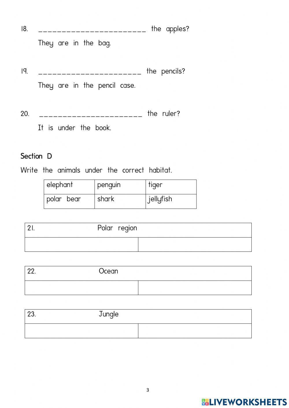 Year 2 End Year Assesment