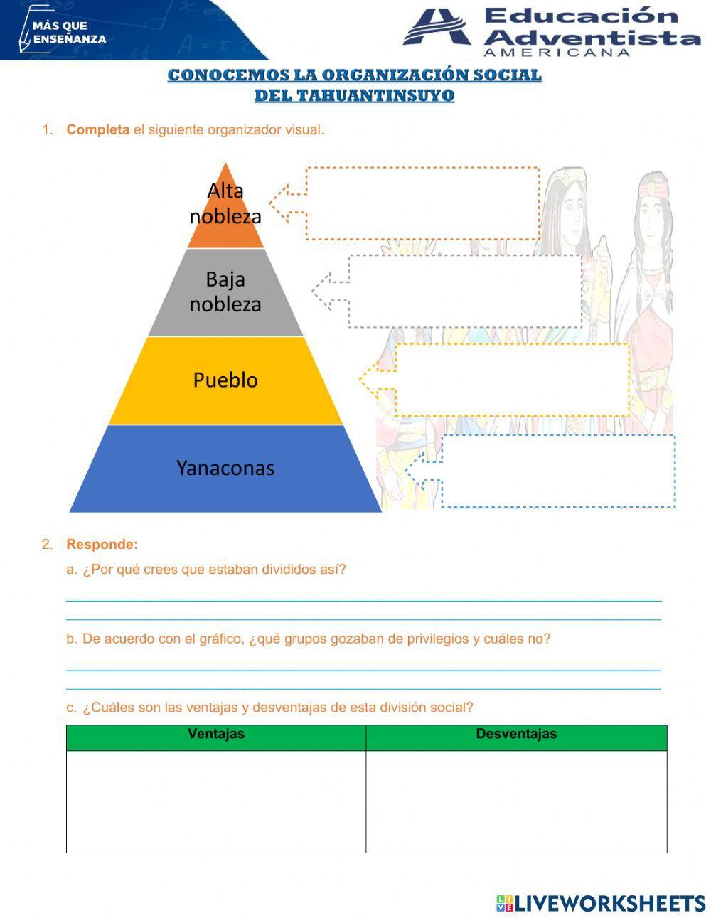 Organización social del Tahuantinsuyo