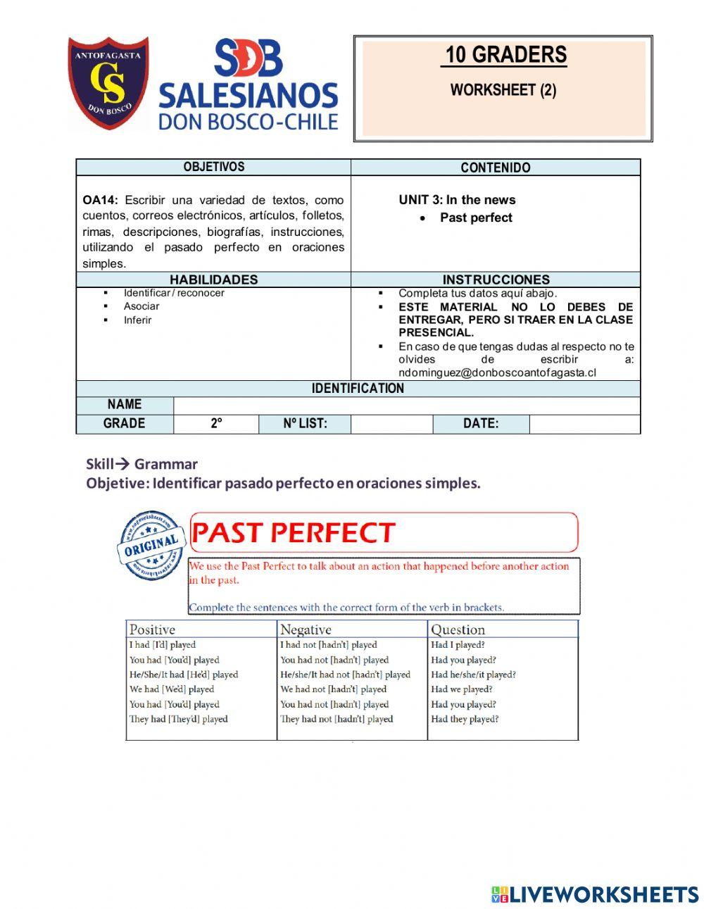 unit 4 : 10 graders (2)