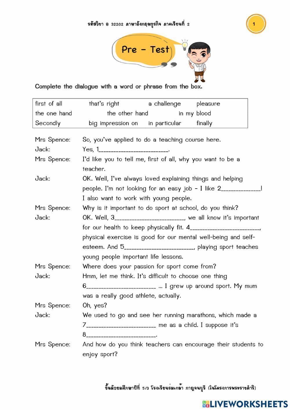 Business conversation