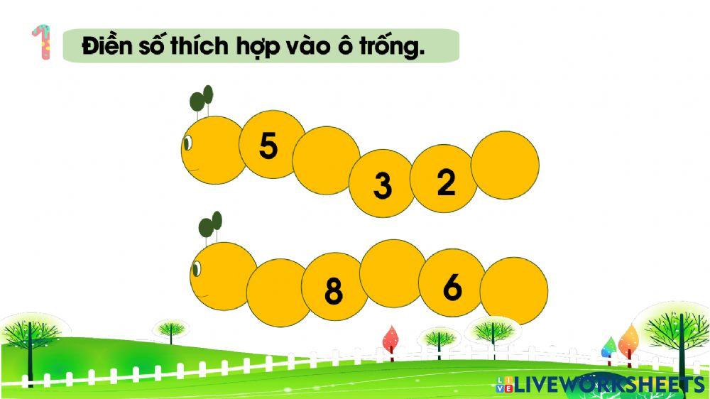 Ôn toán cuối tuần 8