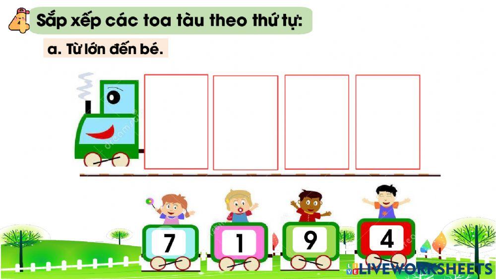 Ôn toán cuối tuần 8