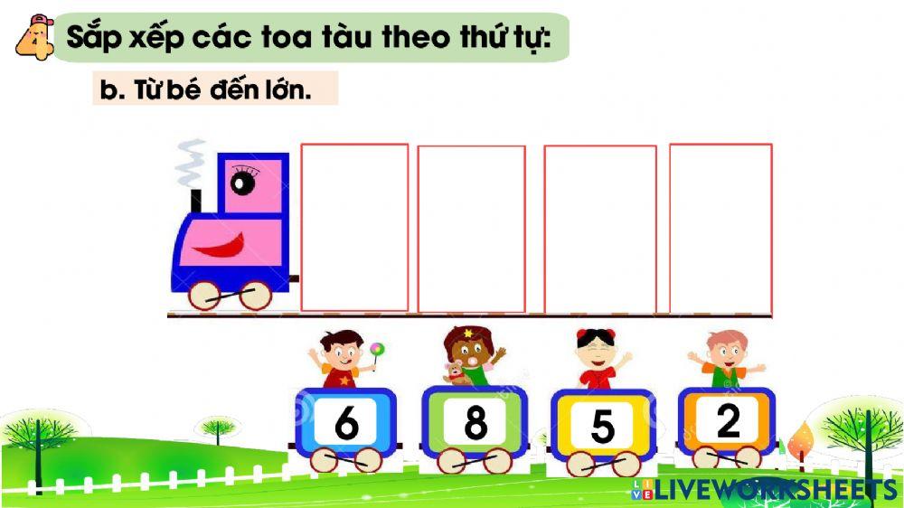 Ôn toán cuối tuần 8