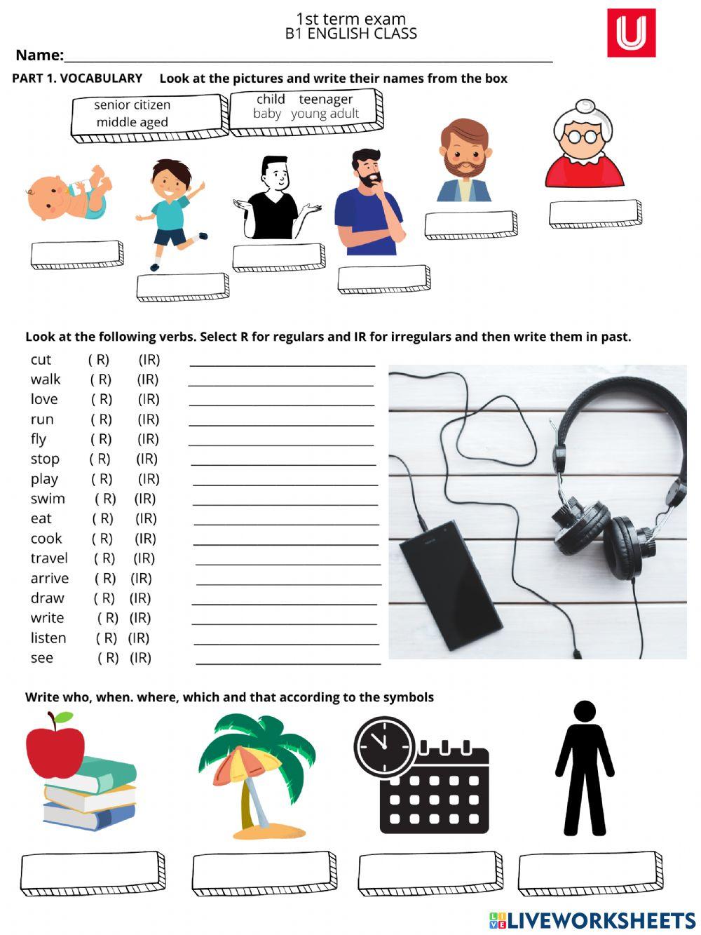 Examen trimestral b1