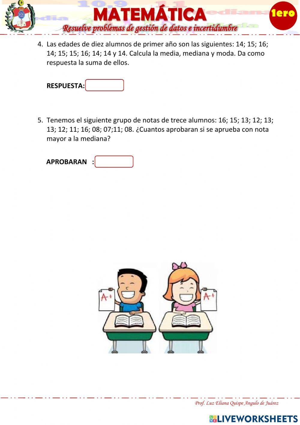 Medidas de tendencia central