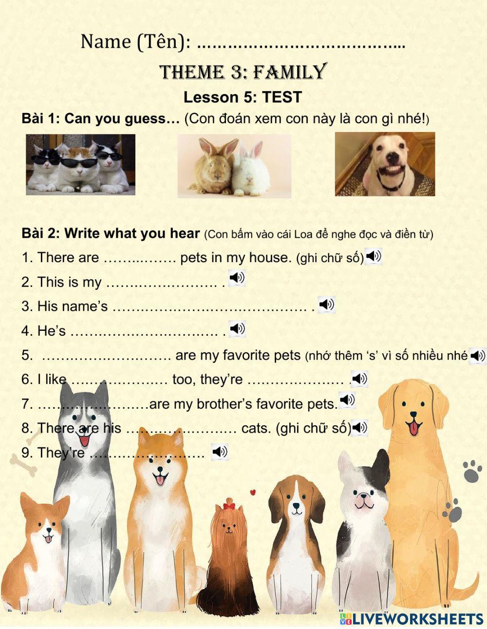 Smart start 3 Lesson 5