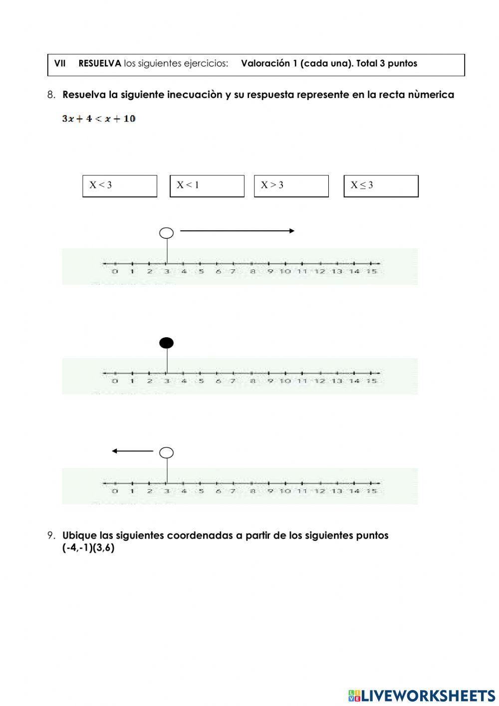 Taller acumulativo 1ero matematica