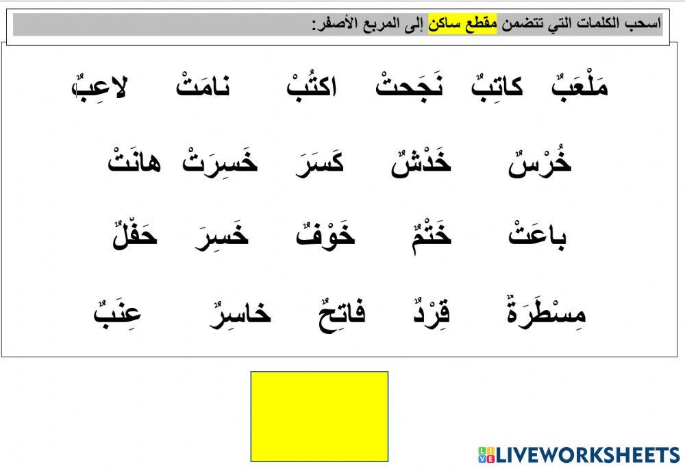 المقطع الساكن
