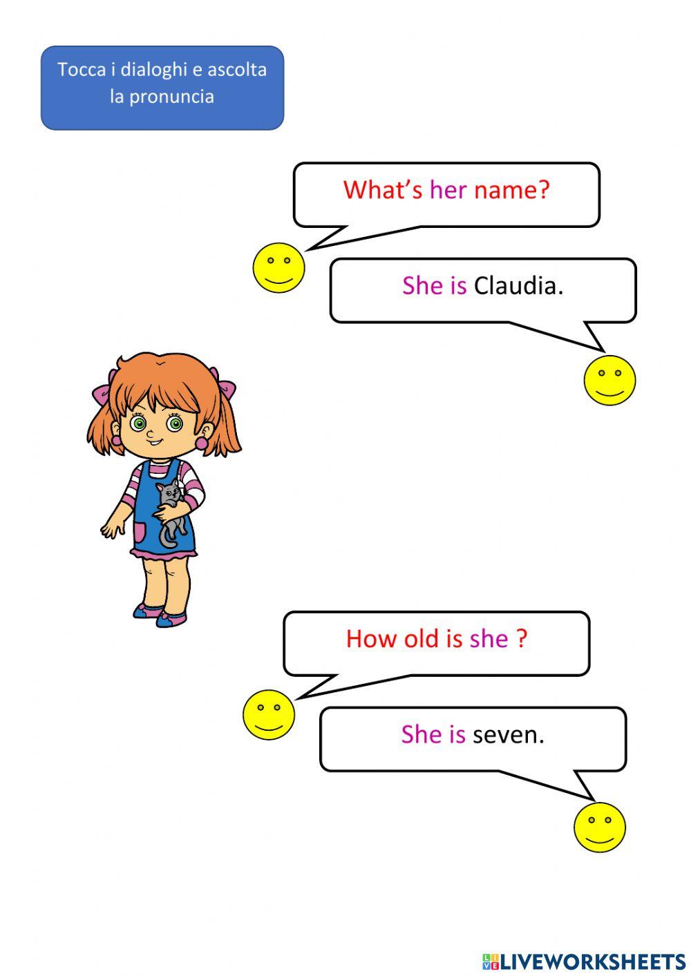 He or She interactive worksheet for Grade 3 | Live Worksheets