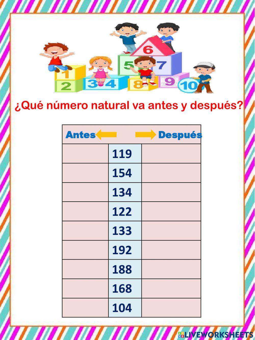 Operaciones numericas