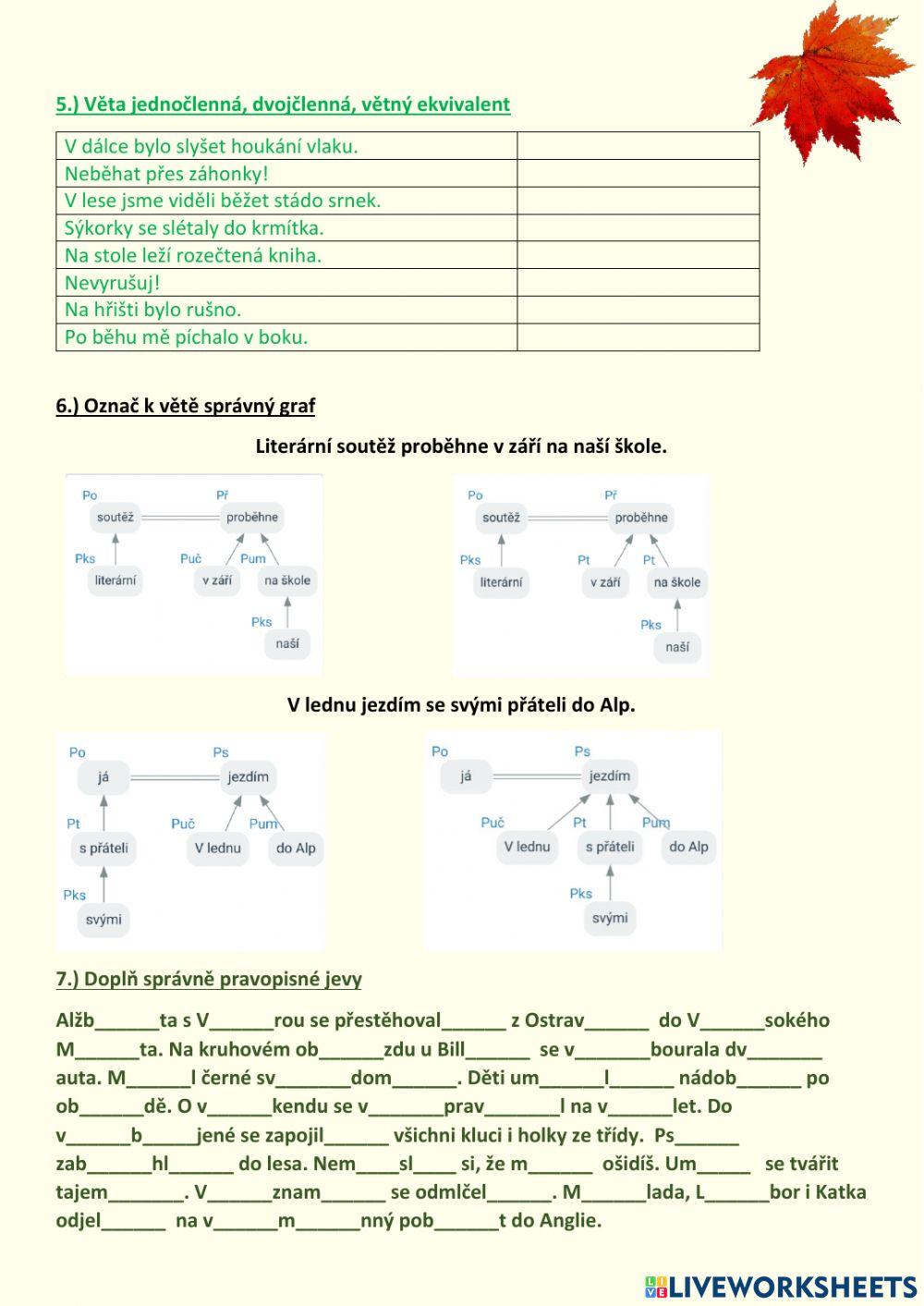 Čtvrtletní písemná práce