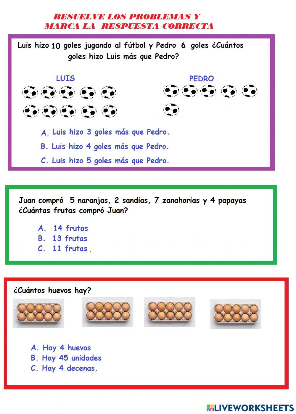 Examen de matemática