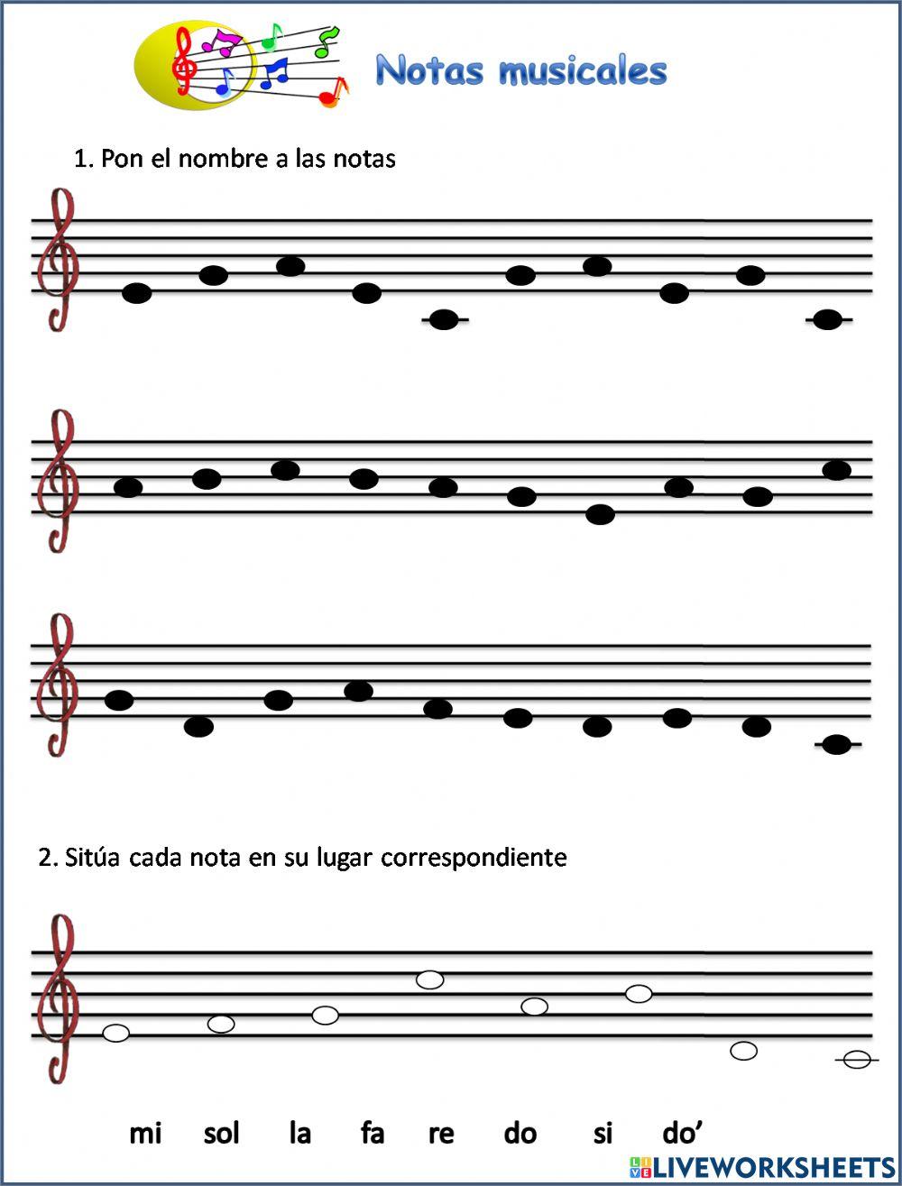 Notas musicales