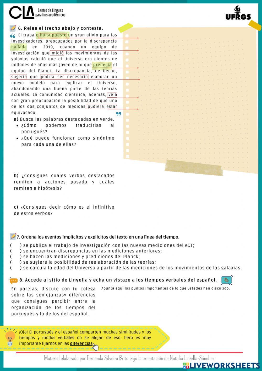 Edad del universo y números