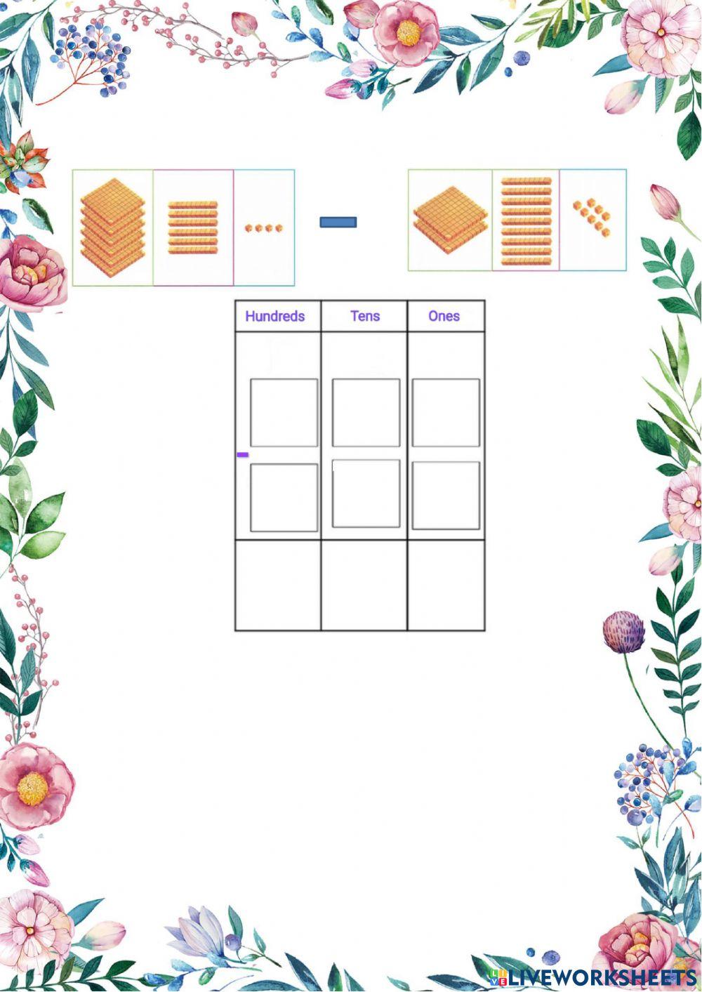 My subtraction skills