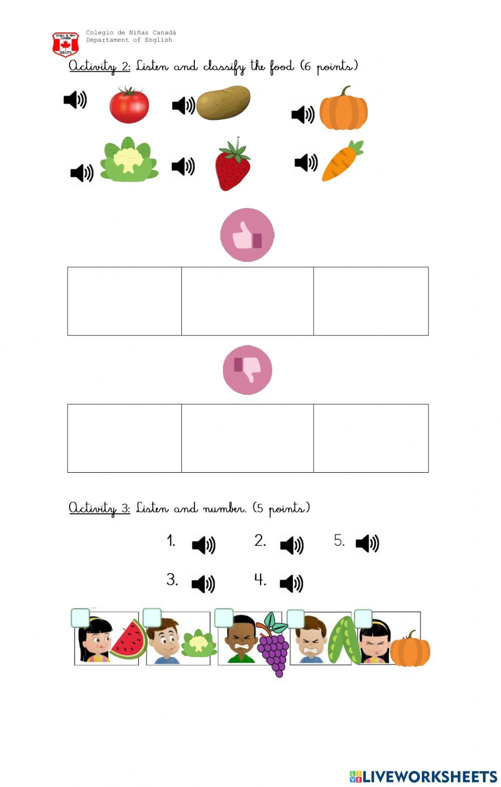 Unit 4 test 2nd grade