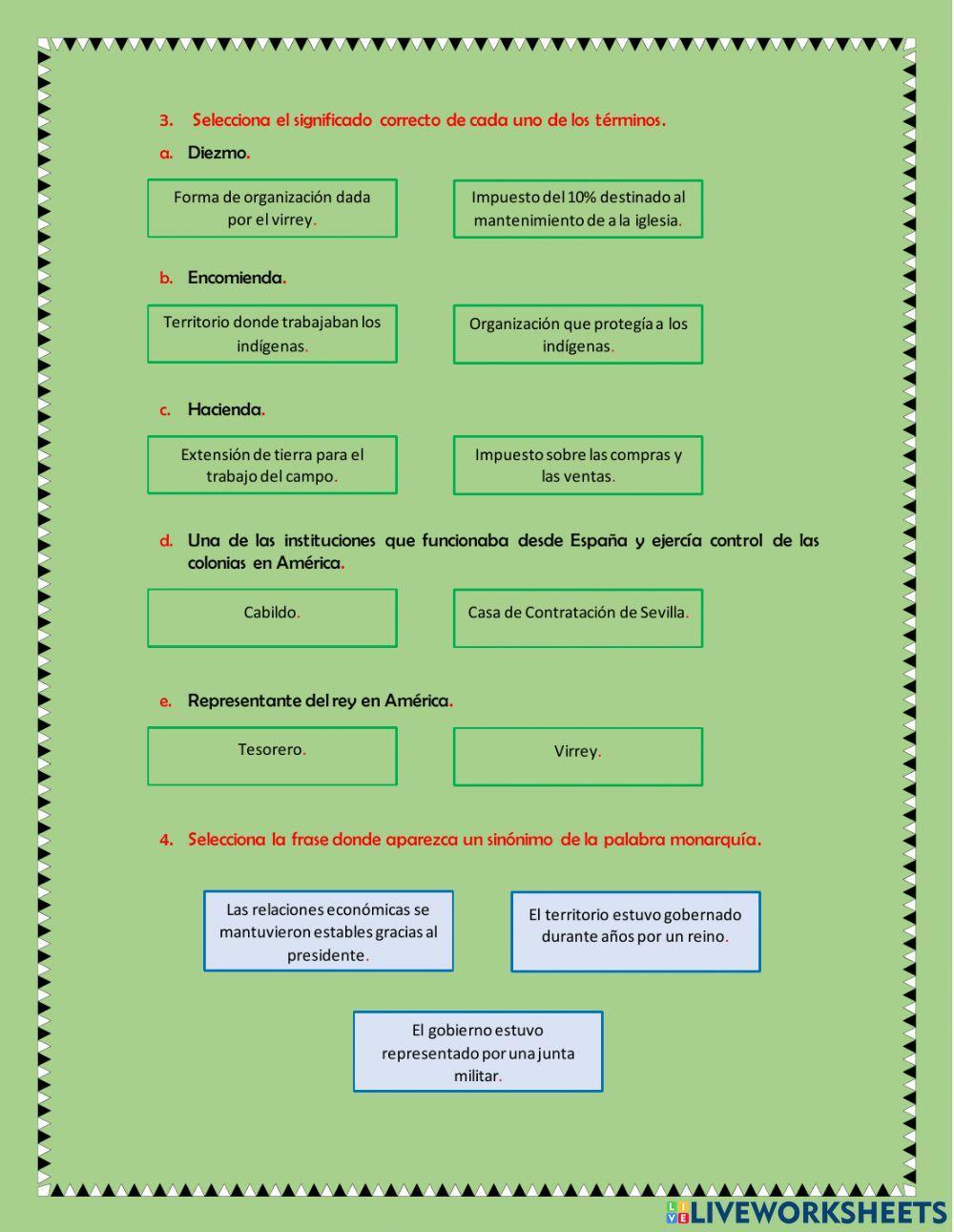 Conquista y Colonización de América