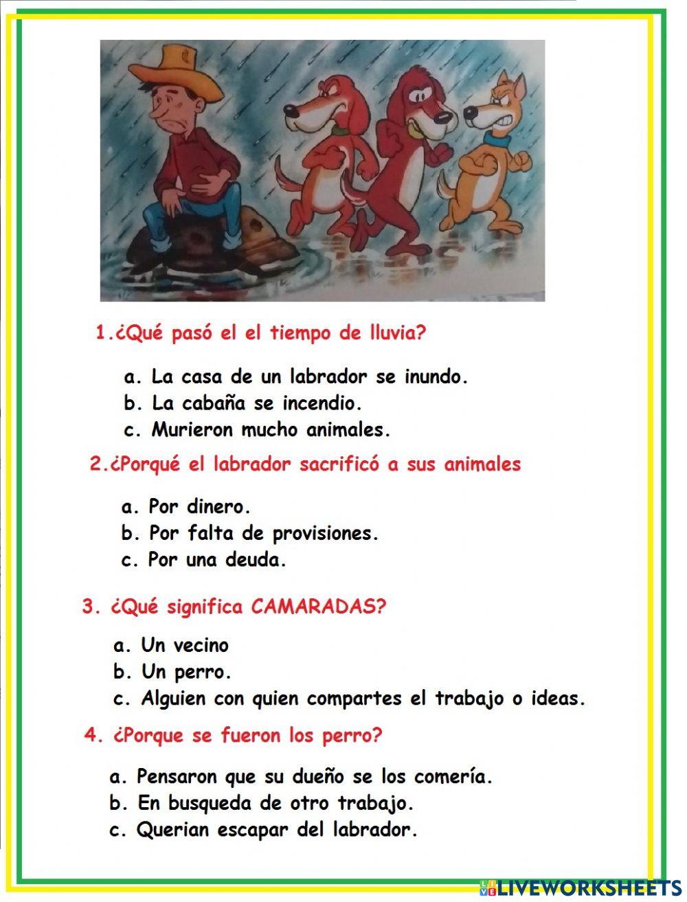 El labrador y los perros