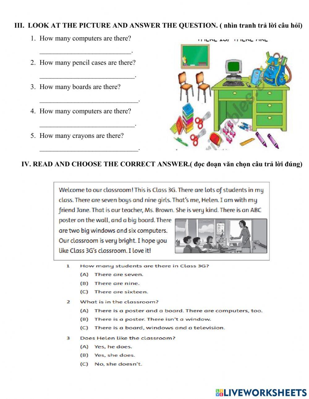 Family and friend 4 -Unit 2- lessons 4-6