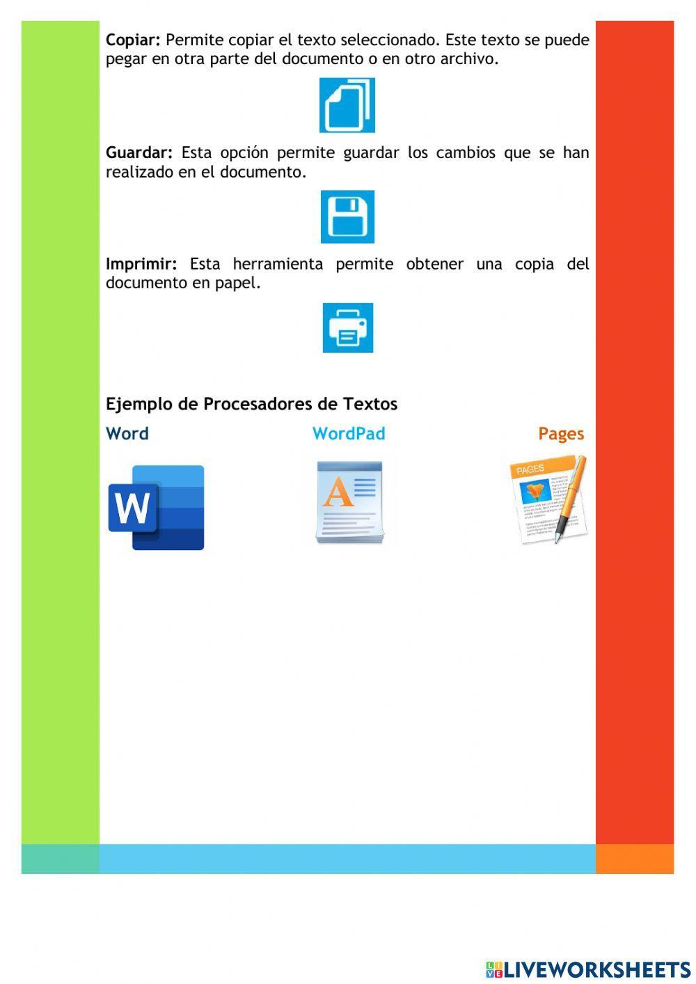 Procesadores de Textos